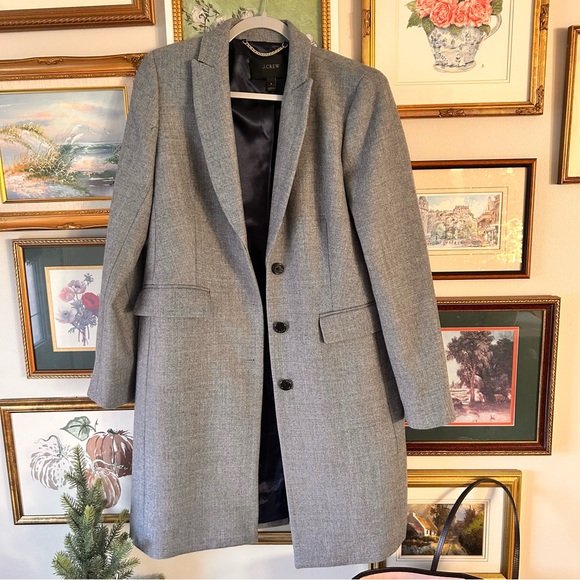 J. Crew Jackets & Blazers - J. Crew Single Breasted Topcoat
